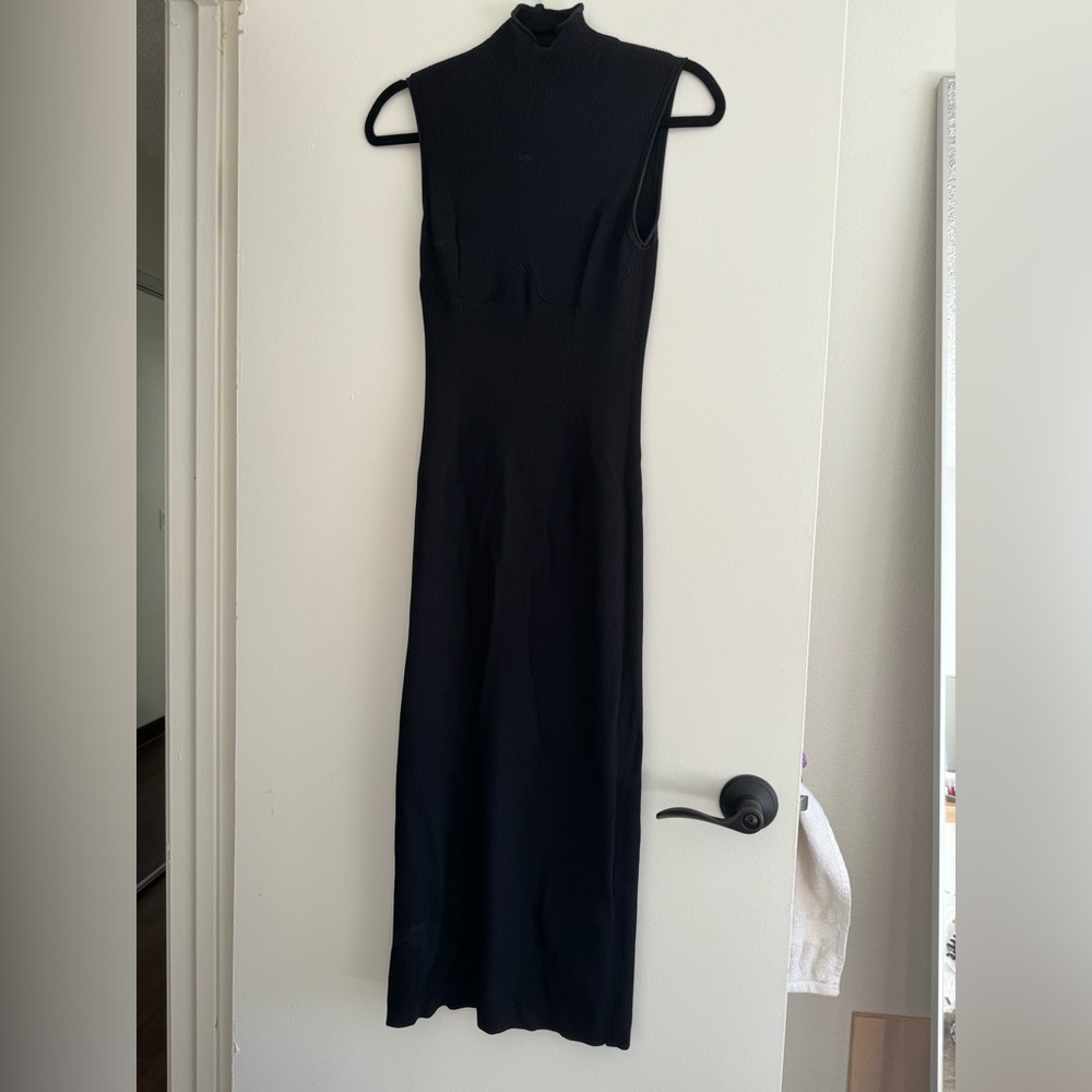 COS Black One Shoulder Cocktail Dress